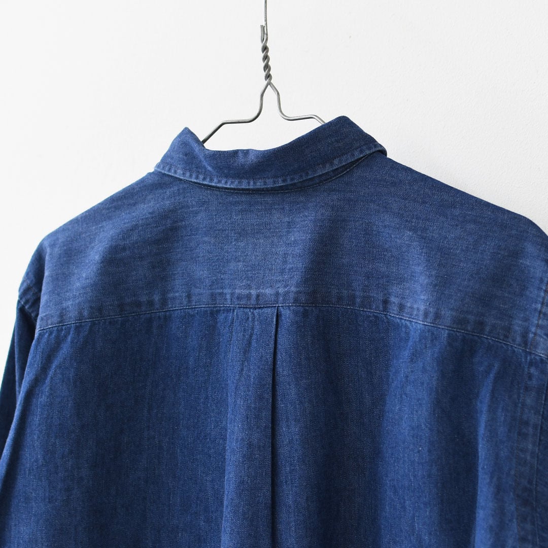 DANTON [ダントン] W Denim Dungaree Classic Collar Shirt [DT