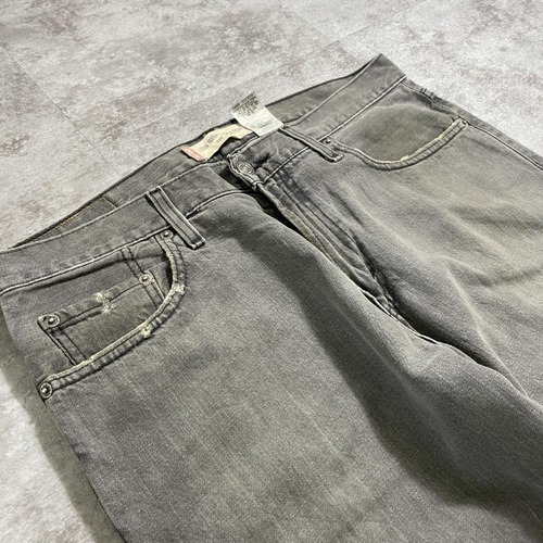 【W34 L32】 メキシコ製 usa levi's 先染ブラック 529 詳細写真7