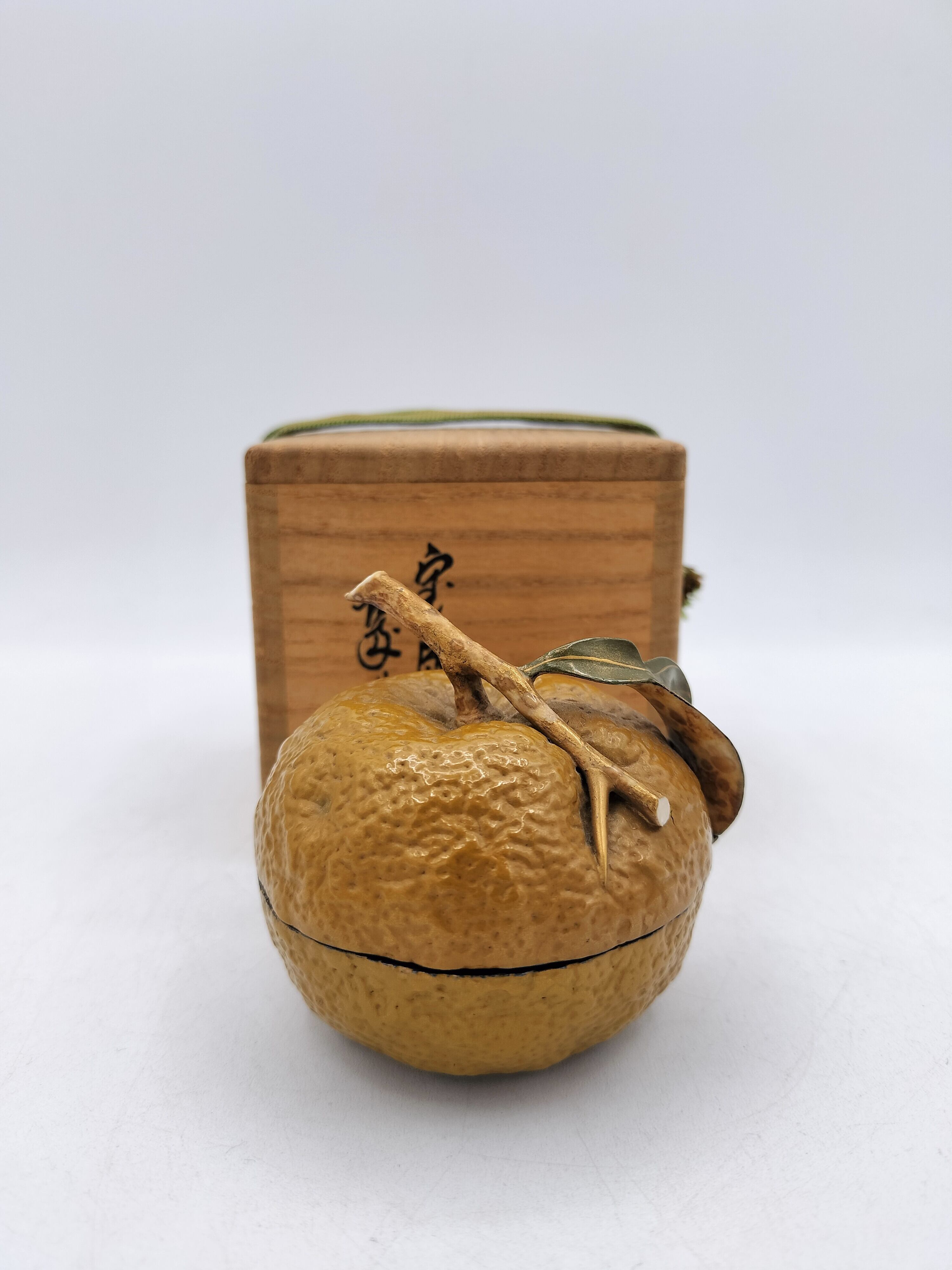 香合 古萩 卯 金子宗楓 木箱 茶道具 古物 d394 | 有限会社いとお