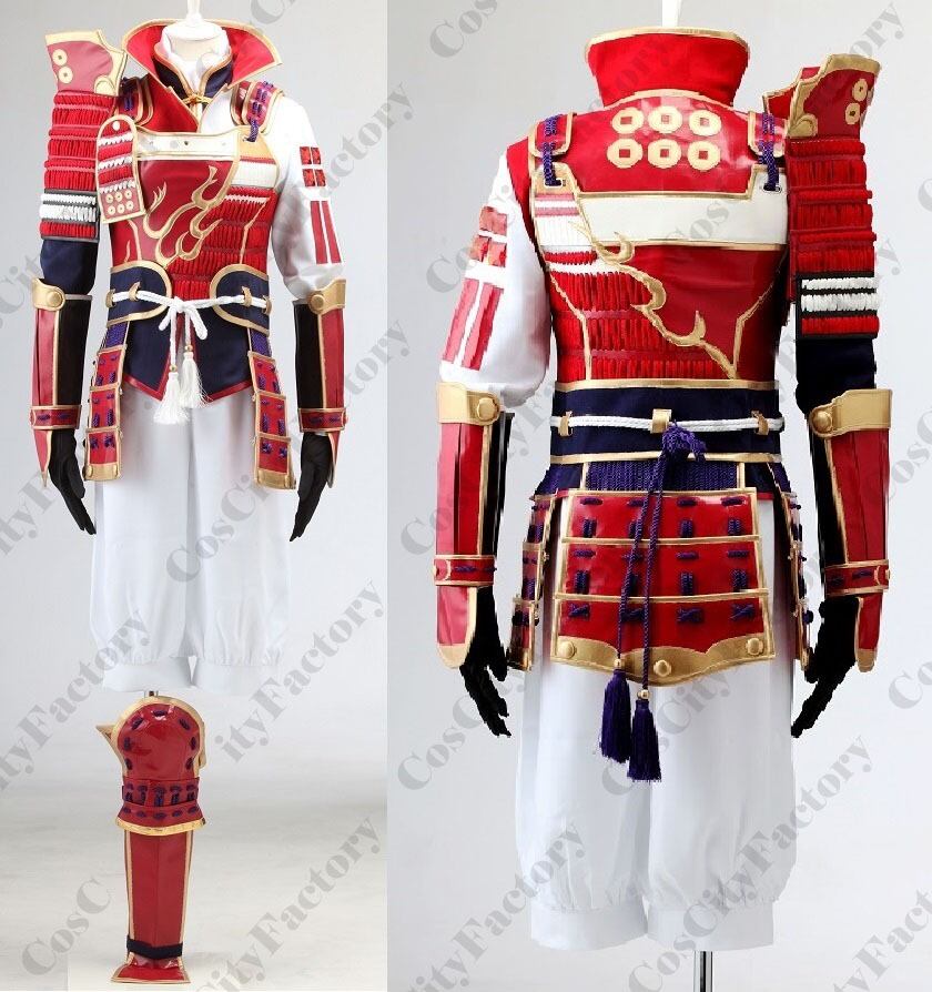 戦国無双4風 真田幸村 第壱衣装 リアルコスプレ衣装 アニメ イベント コミケ ゲーム 舞台衣装 大きいサイズ 戦国basara風 戦国無双風 武将系 本格的リアルコスプレ オーダー専門店 Coscityfactory