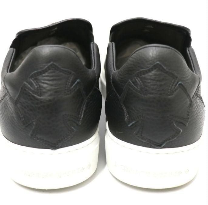 CHROME HEARTS クロムハーツ レザー スリッポン スニーカー CHROME HEARTS クロムハーツ レザー スリッポン スニーカー