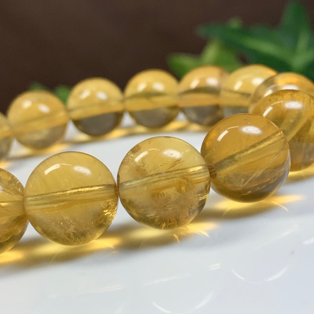 透明度抜群☆美発色・ゴールデンフローライト ブレスレット
