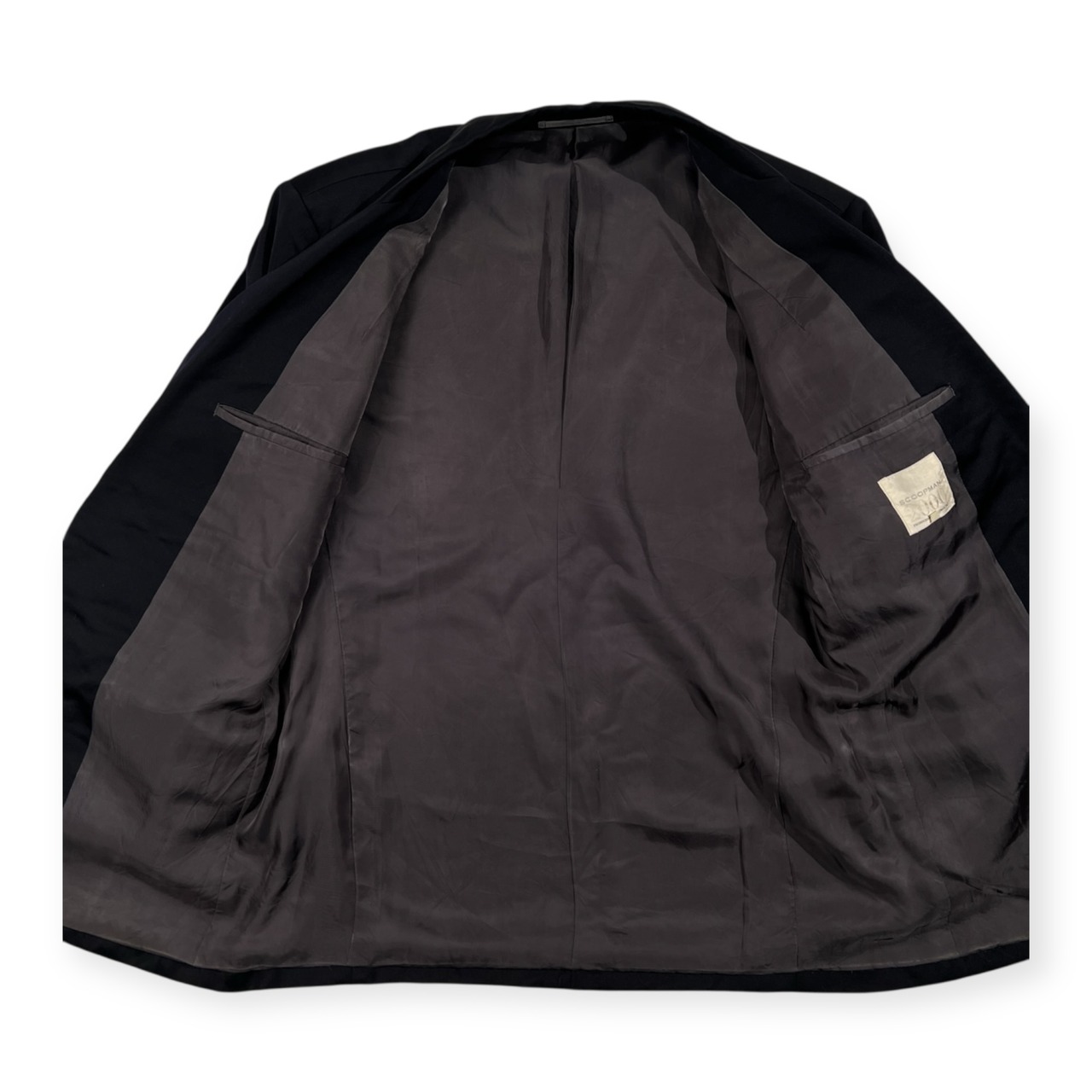 90s SCOOPMAN スクープマン 2000 セットアップ スーツ サイズ L /メンズ/オールド/ビンテージ/ネイビー/上下セット/DCブランド