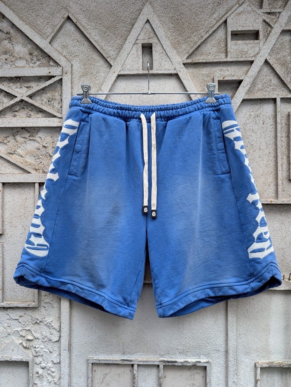 "GODSPEED" logo sweat shorts