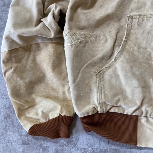 90s Carhartt アクティブジャケット ダック地 サーマルライナー 襤褸 星タグ 無地 USA製 M jacket 詳細写真7