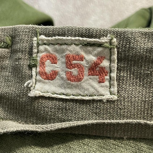 60s スウェーデン軍 実物 M-59 フィールドパンツ C54 w34 詳細写真10