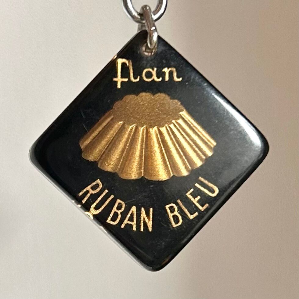 flan RUBAN BLEU お菓子 黒 ブルボンキーホルダー | ブルボン蚤の市 