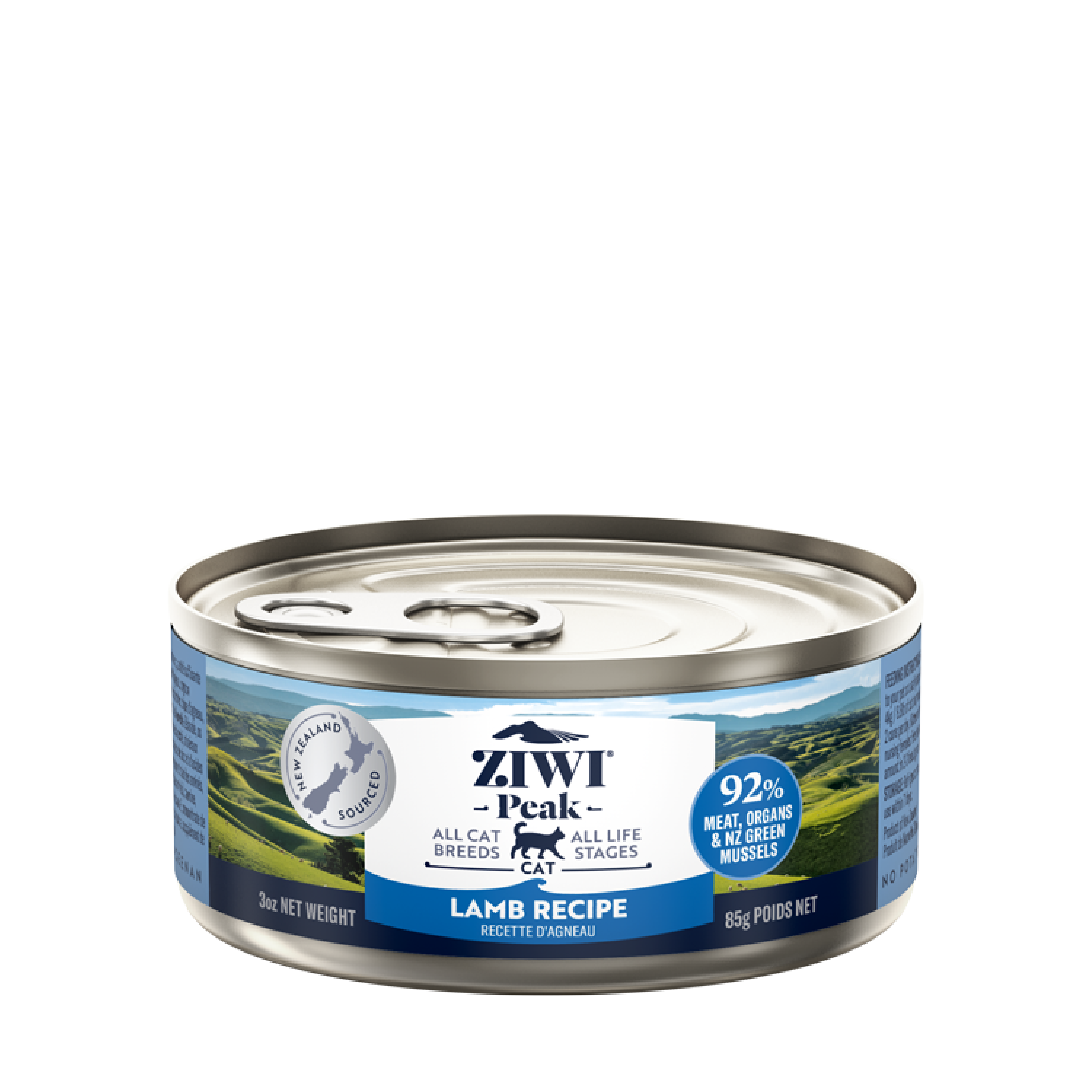 ZIWI Peak (ジウィ ピーク) キャット缶 ラム 85g|全猫種・全年齢対応 【正規品】