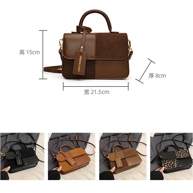 予約販売】ショルダーバッグ 2WAY ハンドバッグ コーヒー ブラウン 