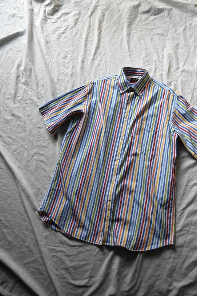 “PAUL&SHARK” Multi stripe S/S shirt