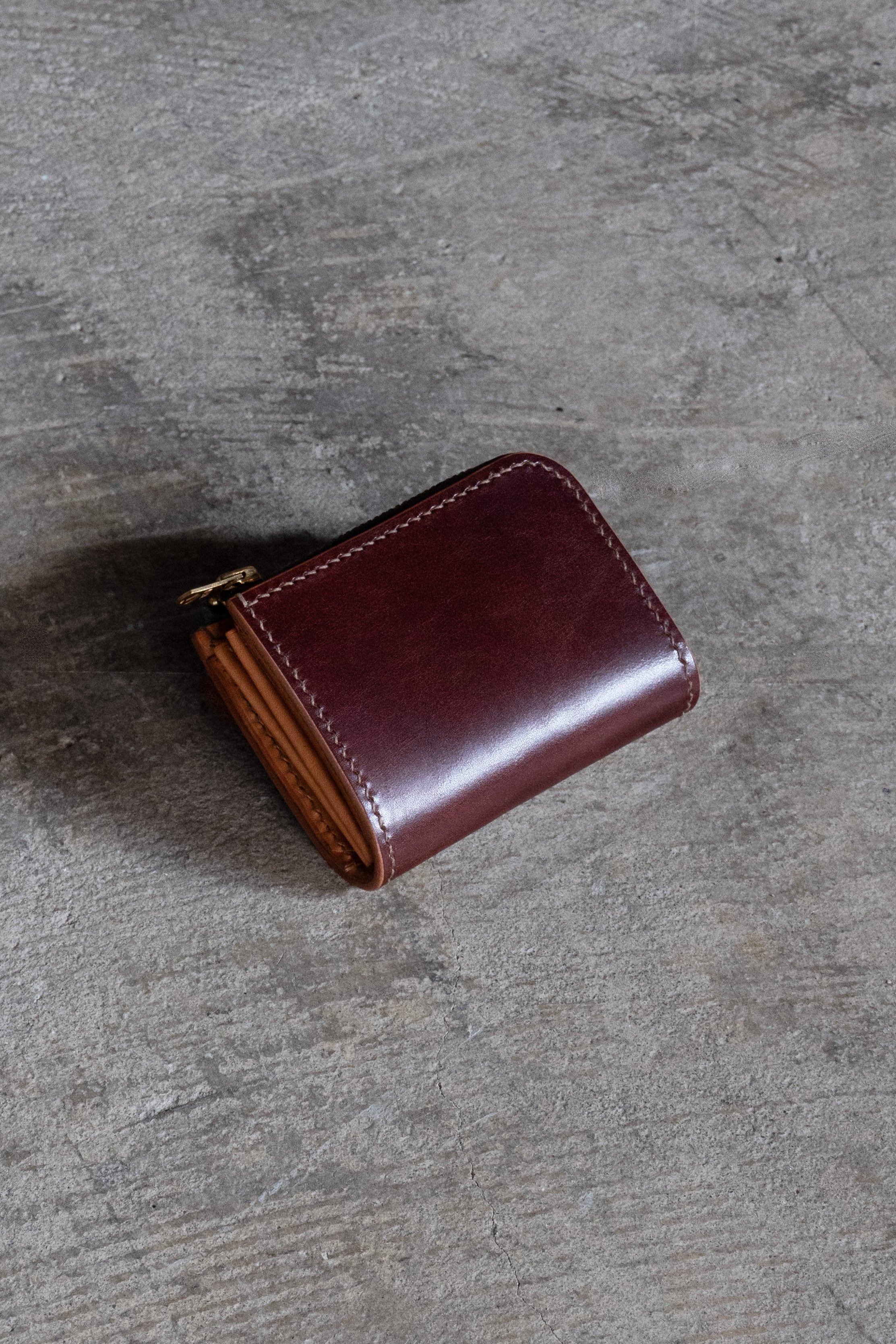 Lzip half wallet / Harness Leather【送料無料】 | 高級皮革ならminca