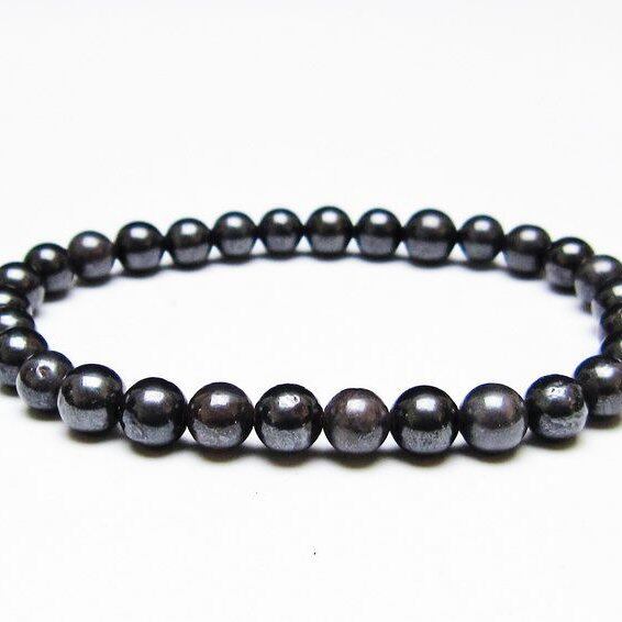 スギライト ブレスレット 6mm ブラックスギライト ブレス 一点物 メール便可 [M便 1/10] 111-42861