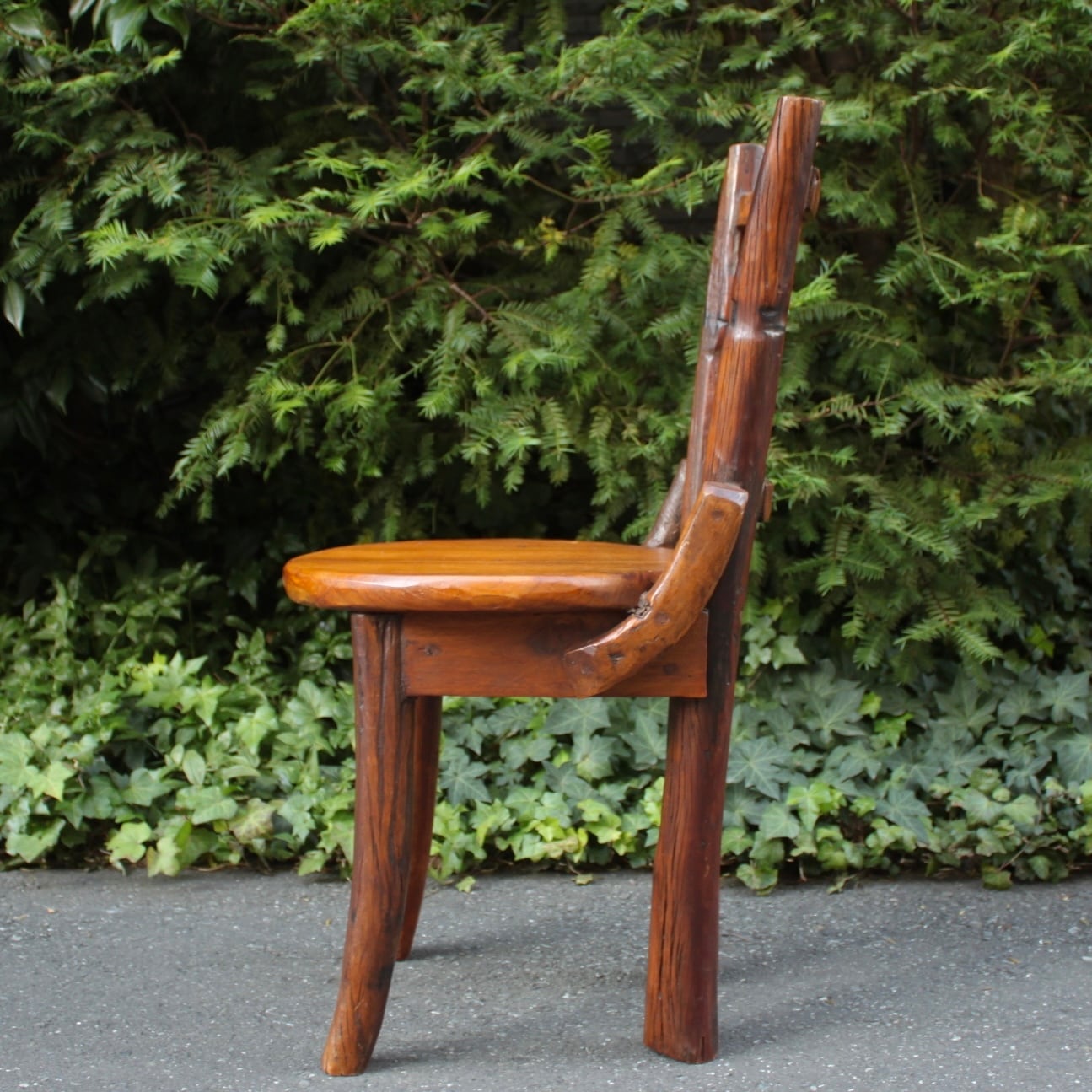 【送料込み❗️】木製　椅子　チェア　ナチュラルウッド アンティーク　レトロ 楽天市場】【値下げ】チェア 無垢 天然木 木製 ダイニングチェア 2脚組