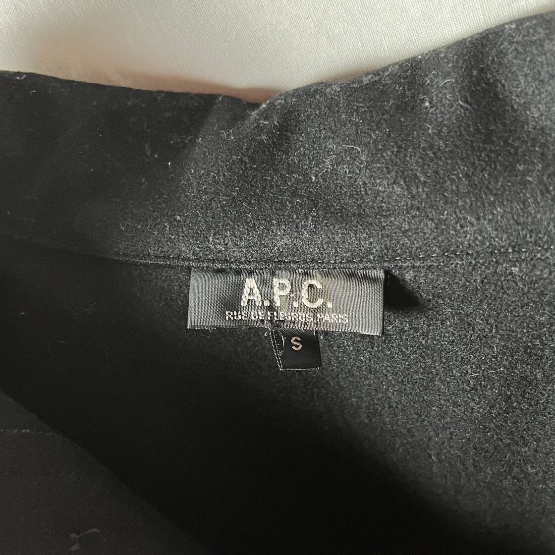 【90s フランス製】APC ヘリンボーン フーディコート 90s apc アーペーセー ウールコート フランス製 archive - メルカリ