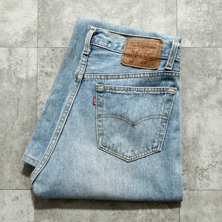W34 L36】90's US.Levis 501 リーバイス サンアンジェロ工場(552
