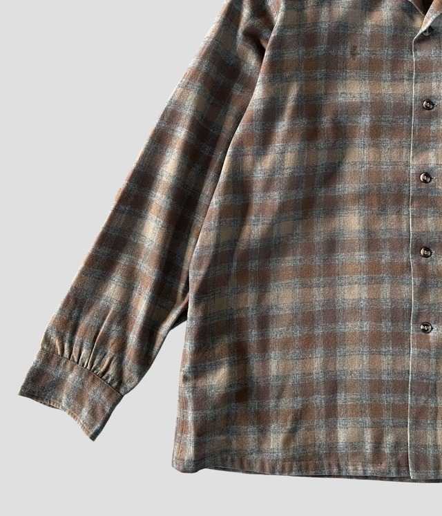 -Pendleton- Vintage 50s XL Board Shirt made in USA