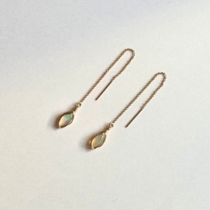 オパール　イヤリング　opal earring 2