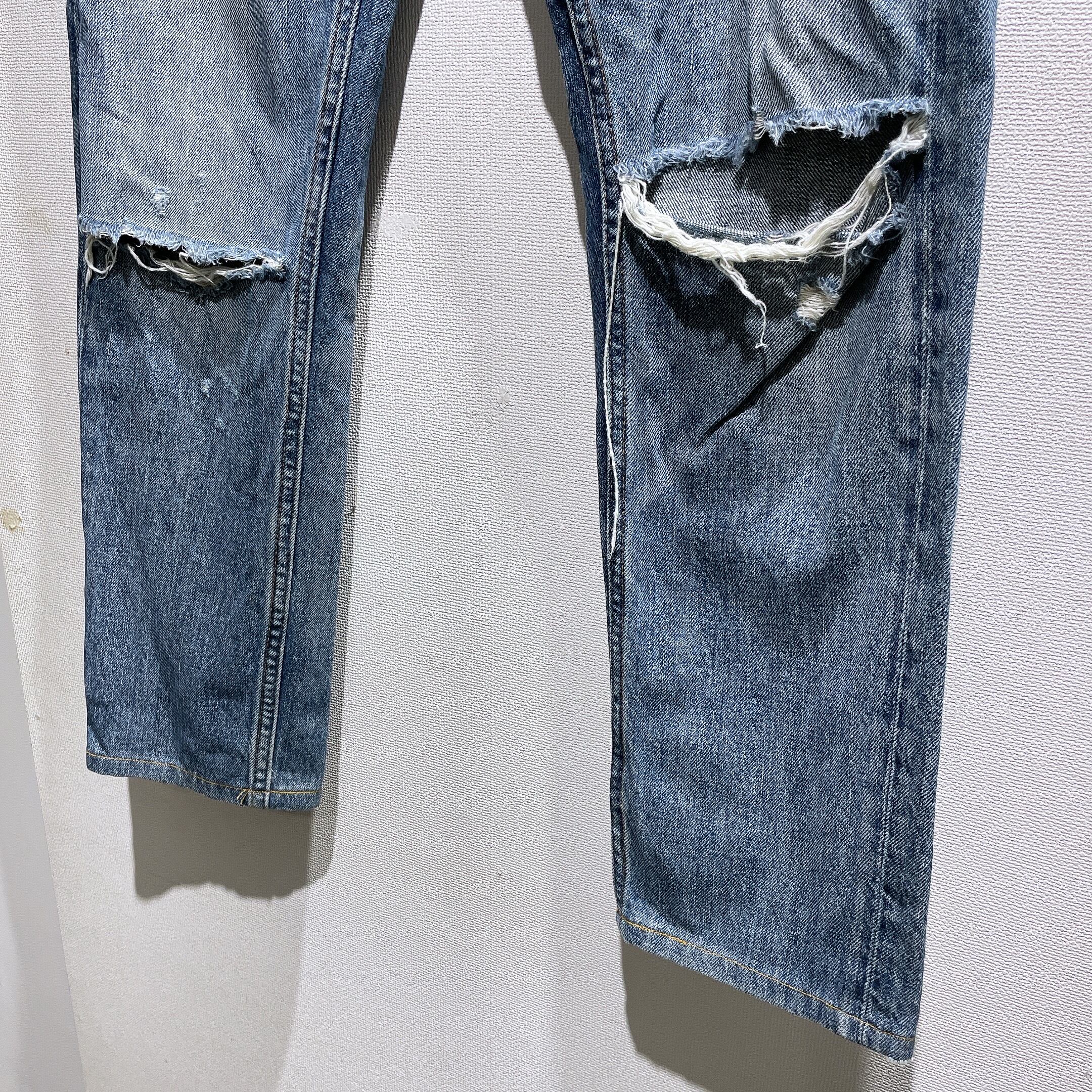 ” Denim & Supply Ralph Lauren ” Special Rag processing Denim pants