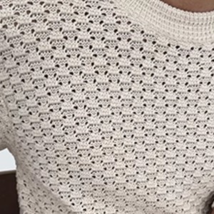 サマージャガードニットTシャツ　0799