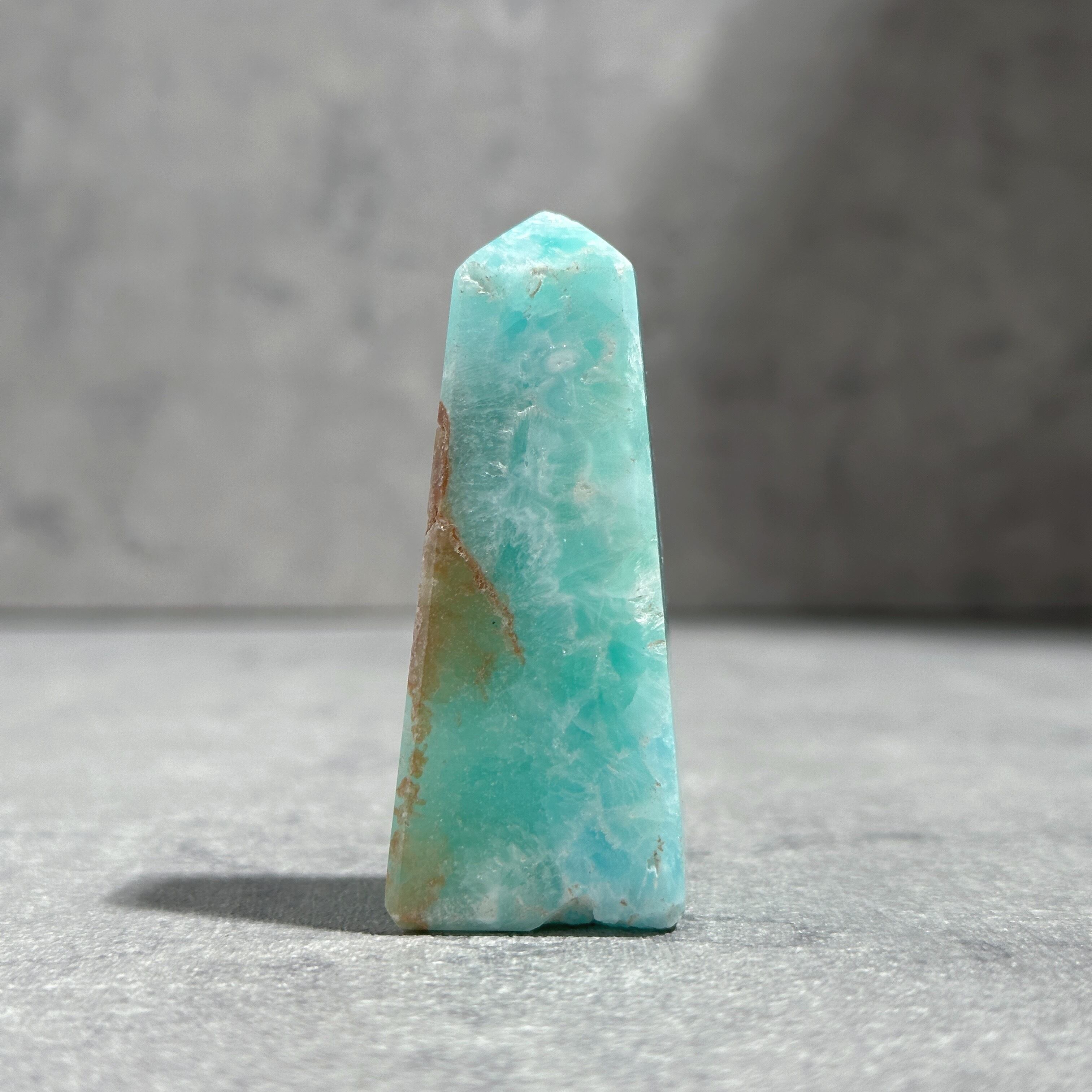 高品質　ハイクオリティ　天然石　レア　ブルーアラゴナイトタワー 高品質】ブルーアラゴナイト タワー11◇Blue Aragonite◇天然石・鉱物