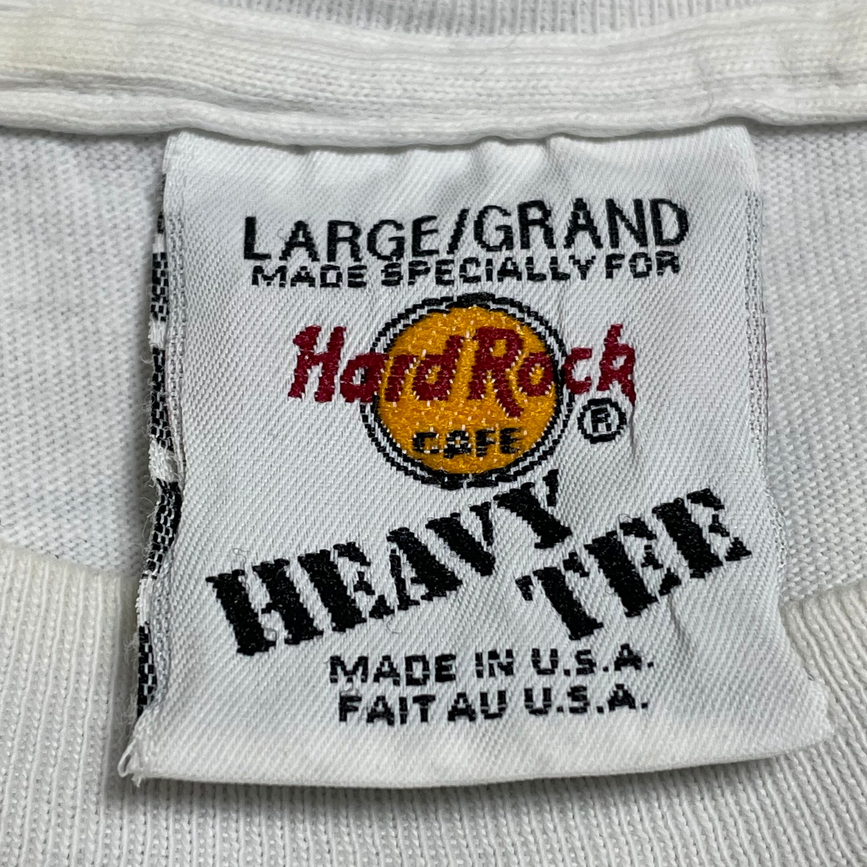 HARD ROCK CAFE】USA製 半袖 Tシャツ ワンポイント ロゴ バック