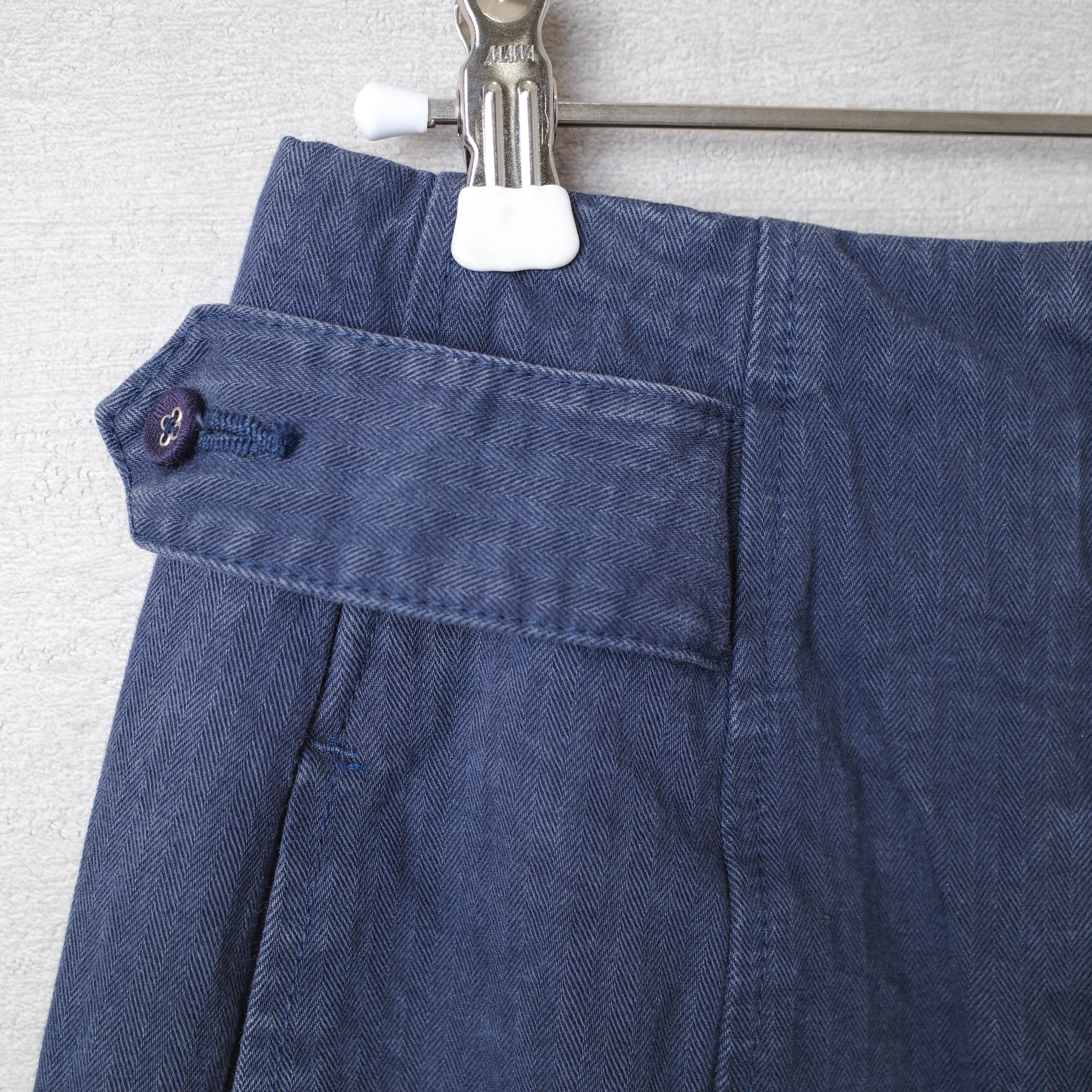 [NEW] BLACK by MOUSSY	JAPAN MADE HERRINGBONE PENCIL SKIRT NAVY 070BA311-0030