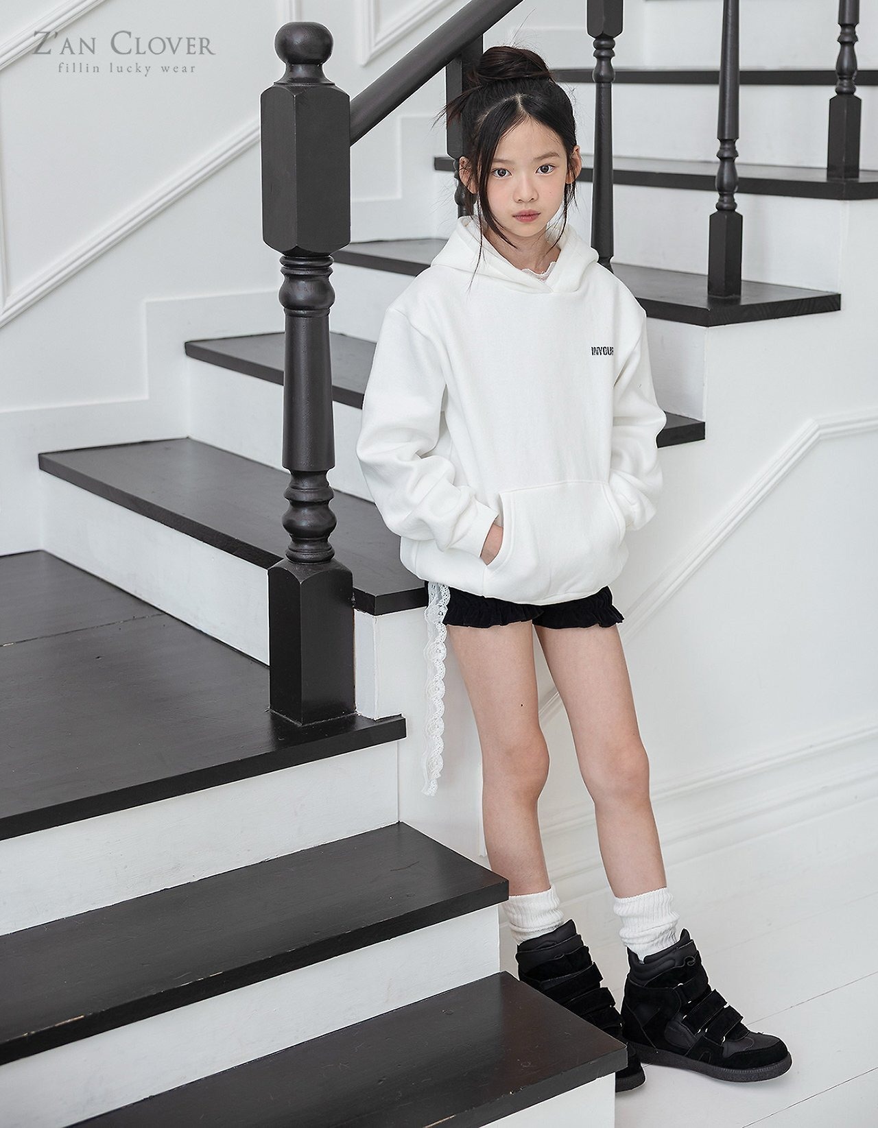 ZAN CLOVER［取寄］velcro hightop sneakers 26winter