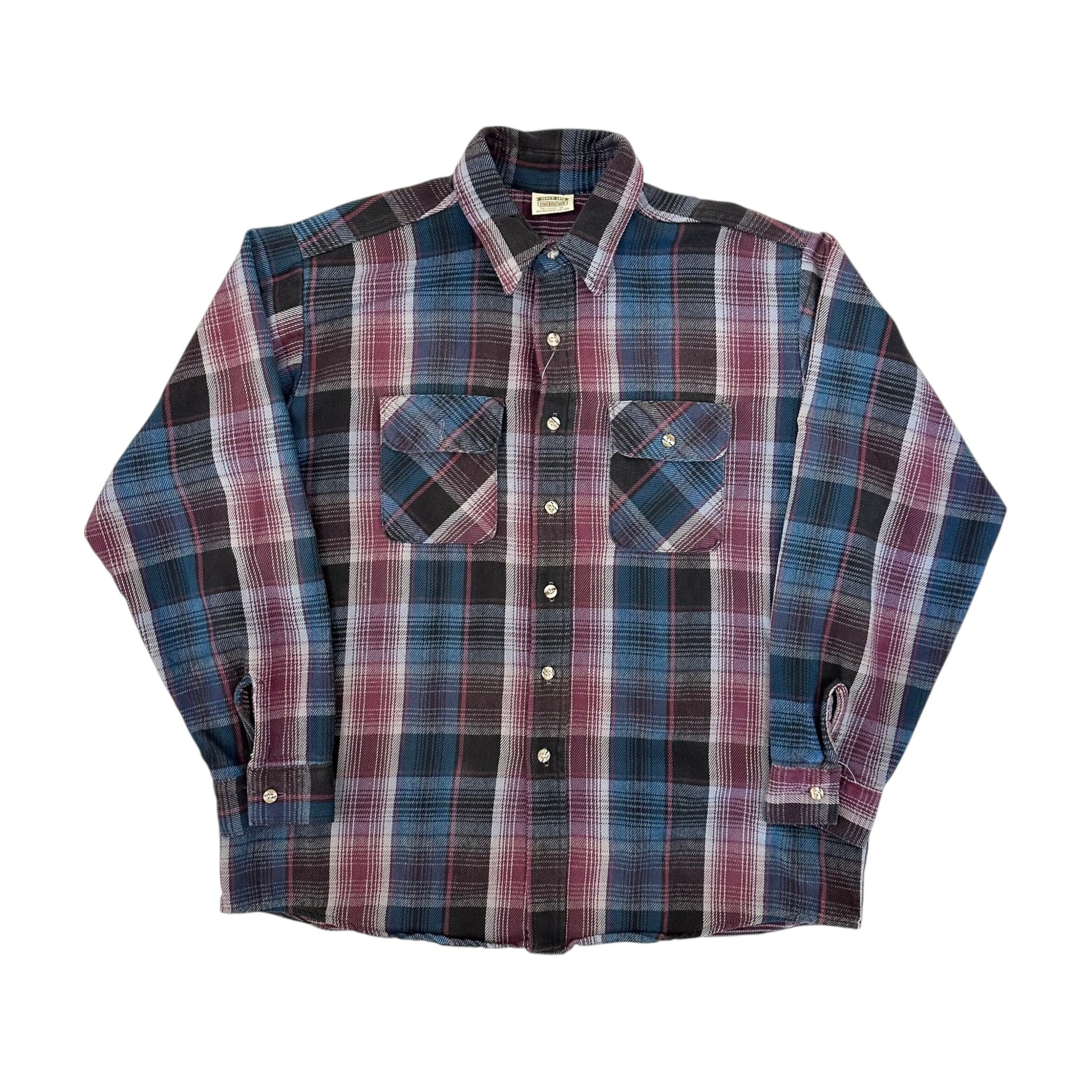 90s Five Brother heavy flannel shirt 90'S FIVE BROTHER HEAVY NEL