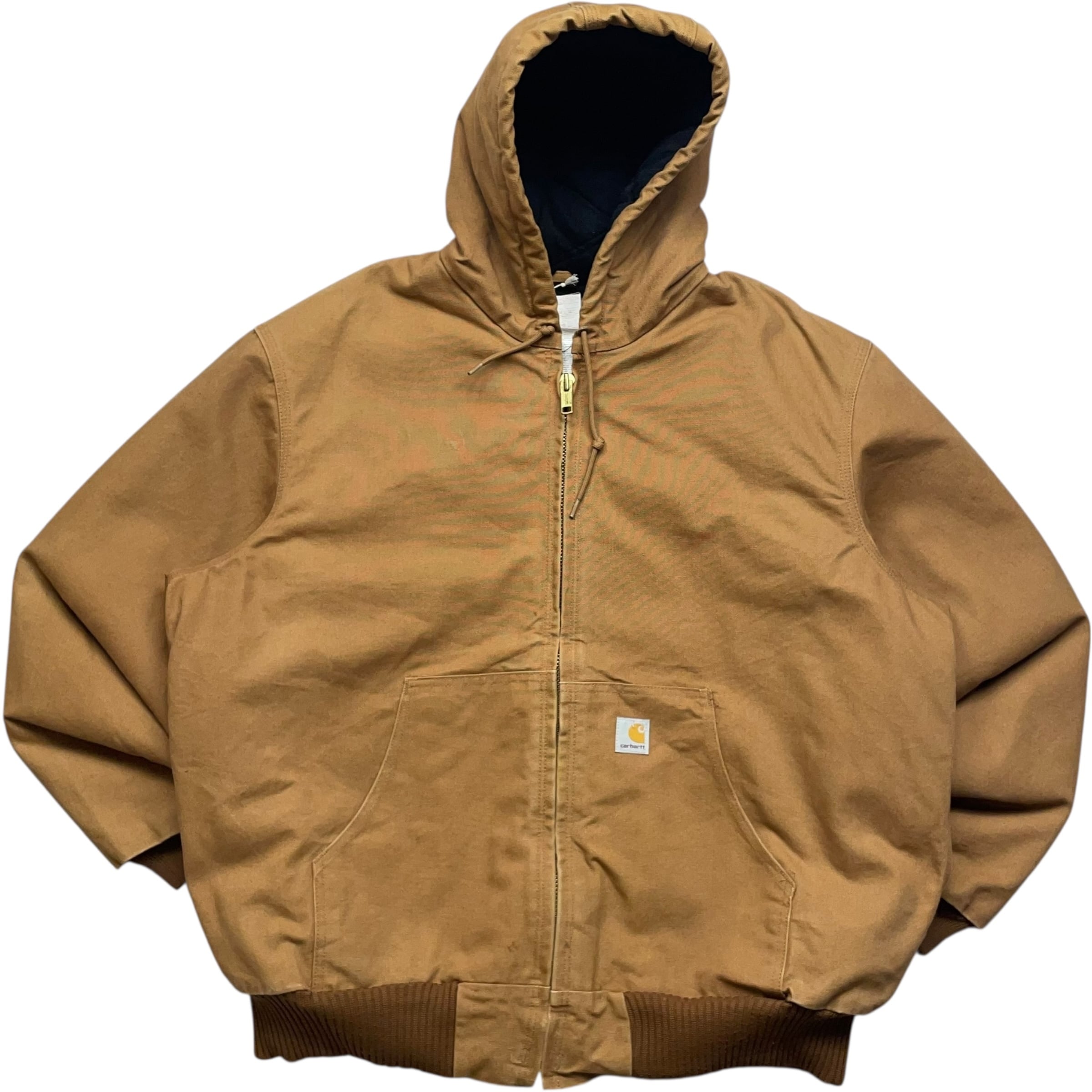 《XL》 Carhartt カーハート アクティブジャケット ワークジャケット ブラウン USA製 no.9408