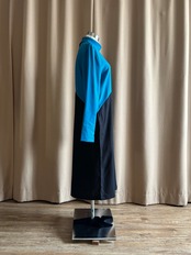 MADE IN U.S.A. bicolor design dress-5193-3