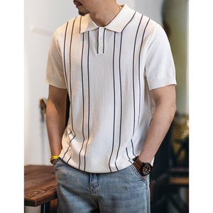 stripe casual cool polo-shirt A1249
