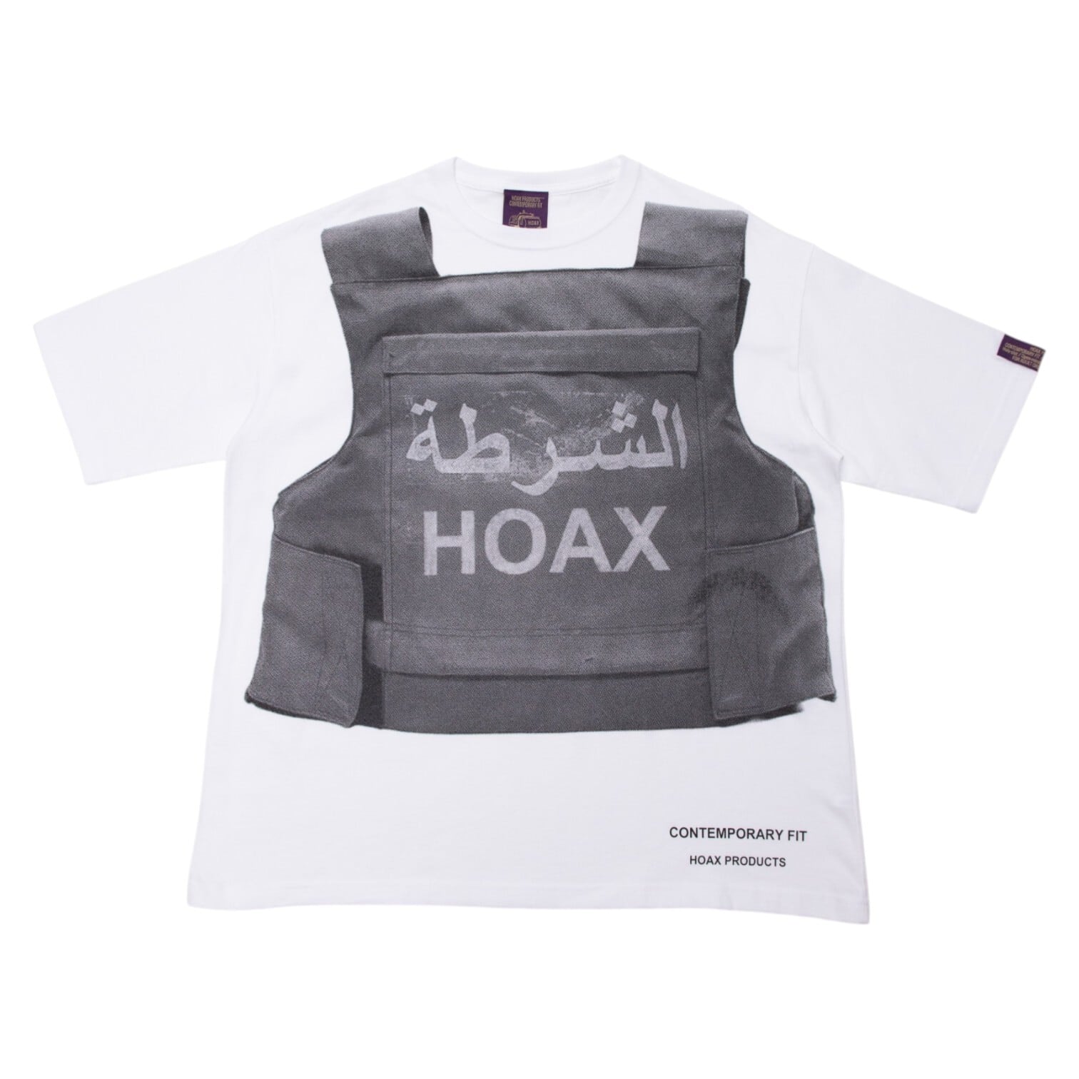 【HOAX PRODUCTS】Bulletproof Tee (White)〈国内送料無料〉