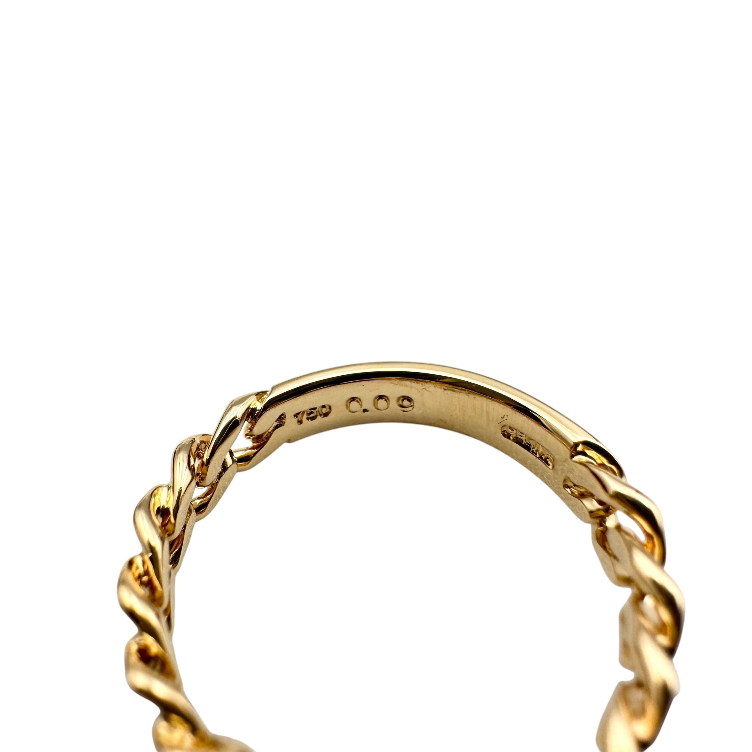 CELINE リング CELINE セリーヌ ダイヤリング K18 #52 0.09ct 28380-202604 | rean