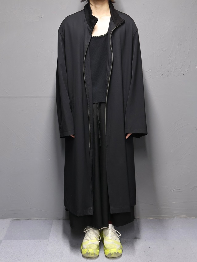 【Y's for men】zip design long coat