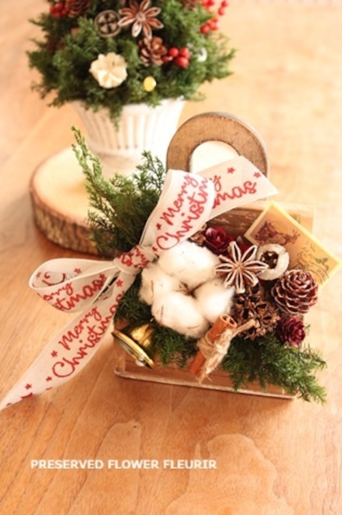 クリスマス　ミニアレンジキット(完成品・制作キット)
