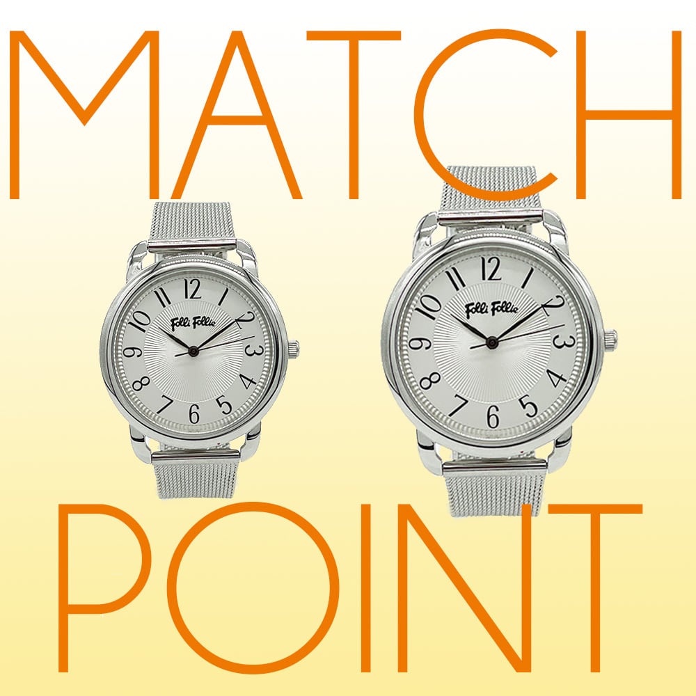 MATCH POINT COLLECTION / Pair watch Campaign / ステンレスメッシュベルト