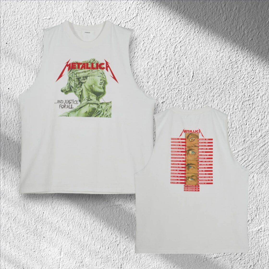 【Moco 】MEDI LLICA WHT NS TEE MEDI METALLICA WHT NS TEE（タンクトップ）｜Ameri（アメリ）の