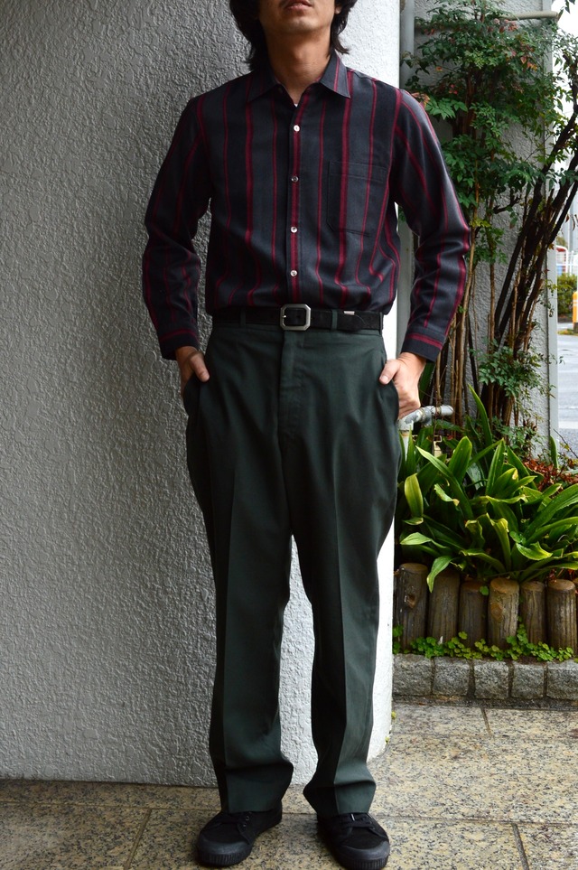 Old Wool Stripe Shirts 〜1990's Made in Japan ウールシャツ 日本製 80s-90s クラシックフィット