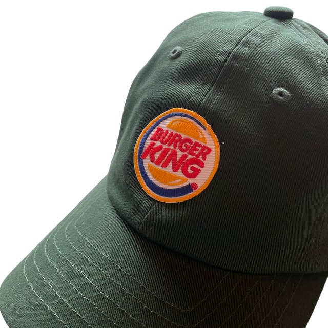 Burger King” WAPPEN CAP col D.GREEN バーガーキング キャップ | STORE old&new clothing