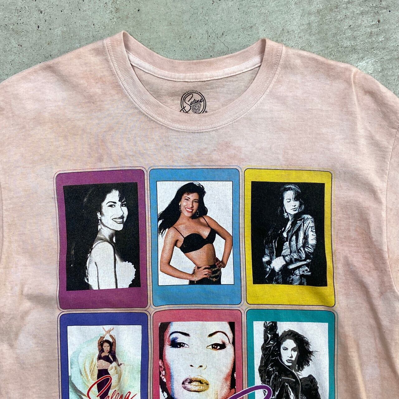 SELENA セレーナ アーティスト フォトプリント アーティスト バンドT  