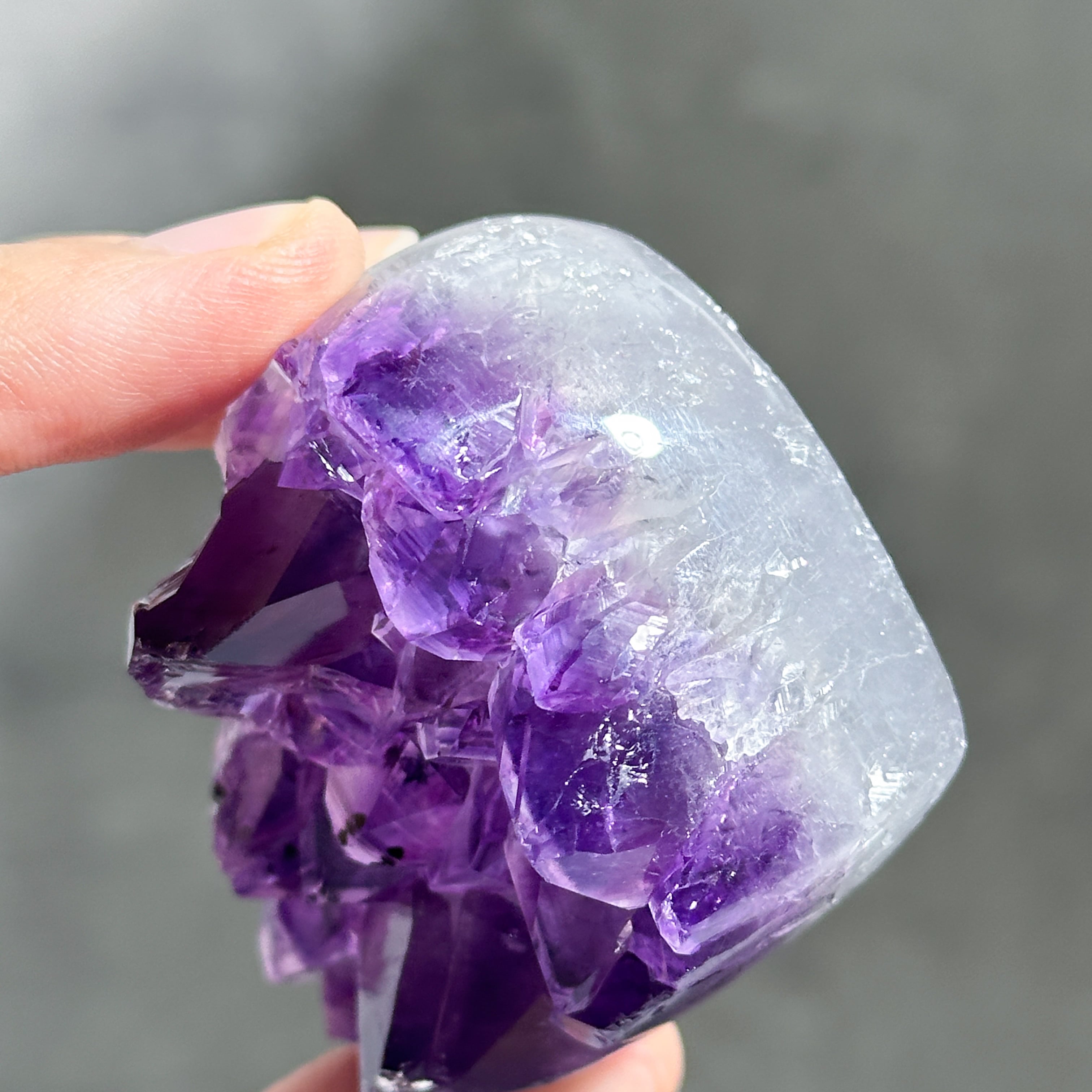 ウルグアイ産アメジスト ハート11◇ Amethyst ◇天然石・鉱石