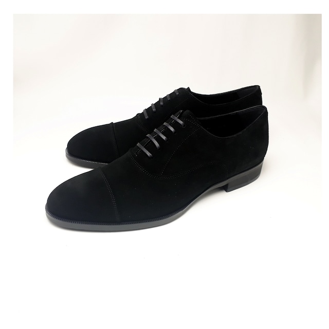 Cap toe  suede【S-0001 S-BLK】