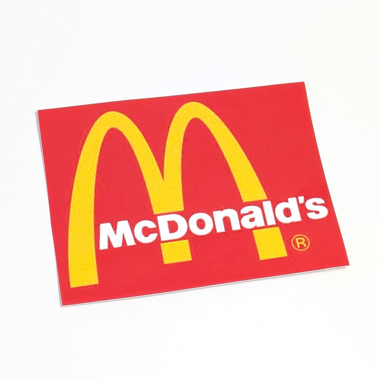 送料無料!!【 DIE-CUT STICKER / ダイカットステッカー】『 McDonald's / マクドナルド 』ステッカー / シール 〚アメリカン雑貨 アメトイ〛
