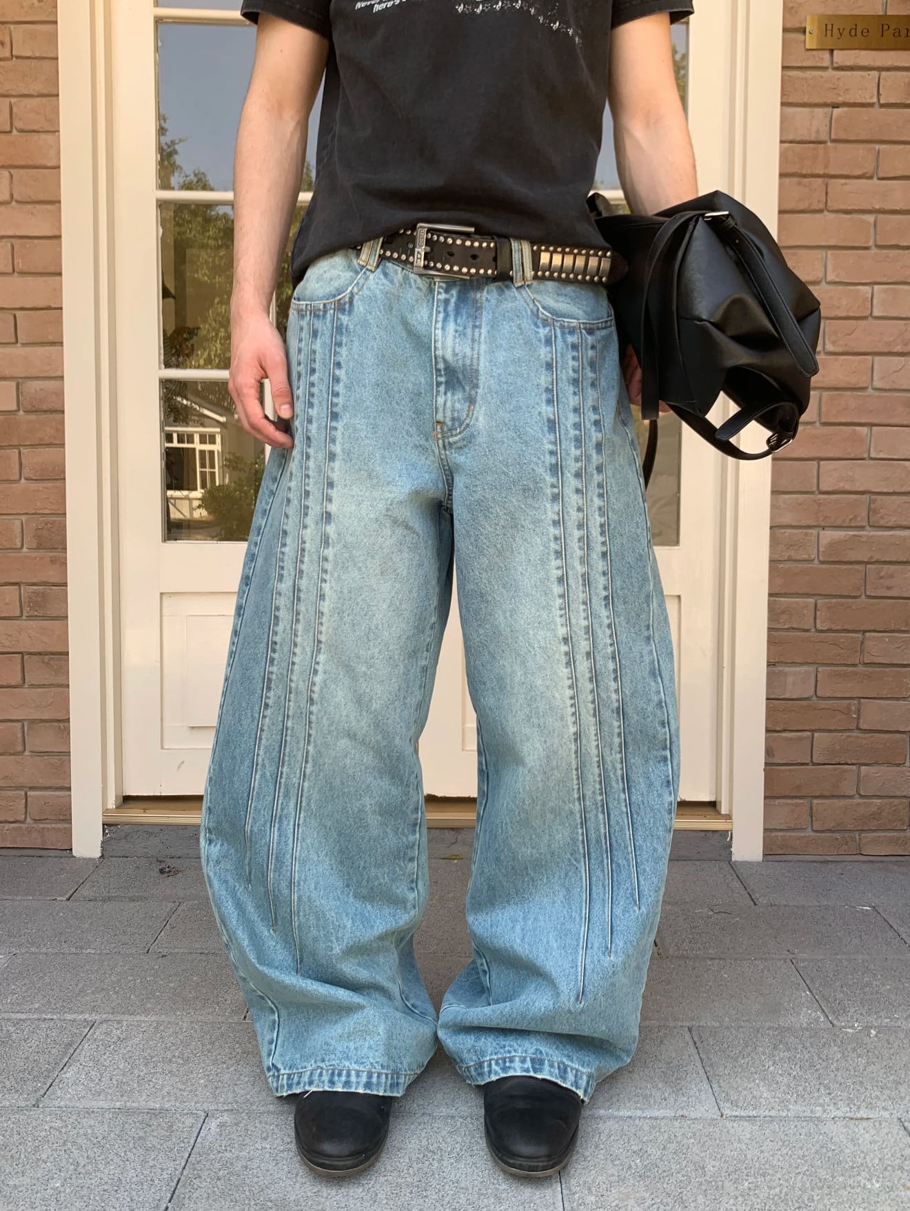 JCAESAR STUDIOデニム ワイドパンツ JCAESAR STUDIO Coating Wide Denim Pants | Pay ID