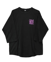 "WA"GLAN 3/4 SLEEVE /黒紫