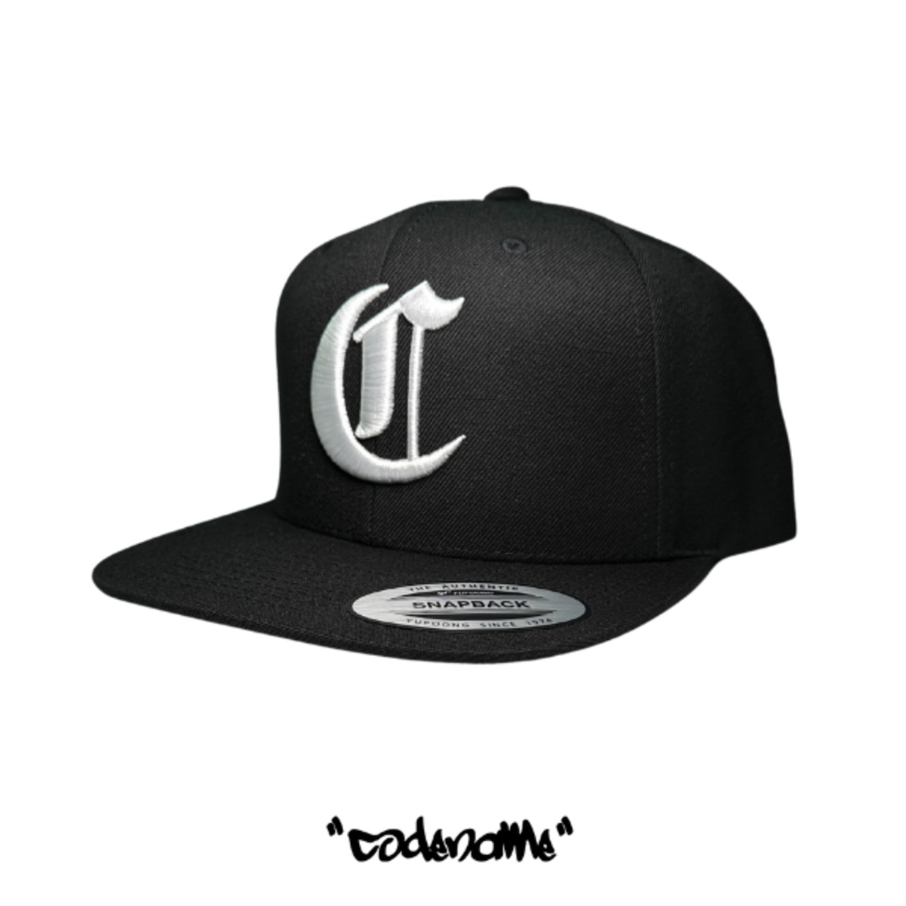 CODENAME「"C" Logo Flat BB Cap Black」 - 2