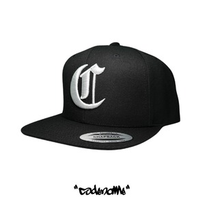 CODENAME「"C" Logo Flat BB Cap Black」