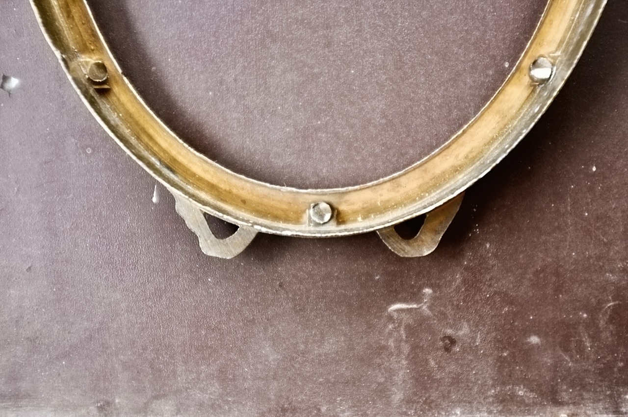 フランス 29c 金のリボンと金の葉とオーバルの額縁 ルイ１６世様式 アンティーク