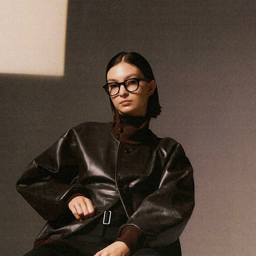 Lunetta BADA / 1/02 / 0110 BLACK・BLACK CLEAR - LIGHT SMOKE lenses