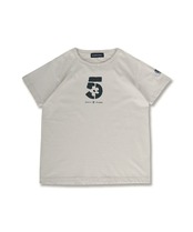 5ロゴプリントコンパクトTシャツ (IVORY) CQ-49005